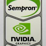 Original AMD Sempron Mobile / NVIDIA / Marvel Wireless Sticker [213]
