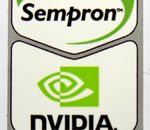 Original AMD Sempron Mobile / NVIDIA / WIFI Certified Sticker [215]