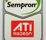 Original AMD Sempron Mobile / ATI / Realtek Wireless Sticker [216]
