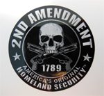 2nd Amendment America's Original Homeland Security Sticker 50mm [720]