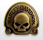 Harley Davidson Skull Sticker 23.5 x 23.5mm [625]