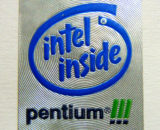 Original Intel Pentium 3 Sticker 19 x 24mm [68]