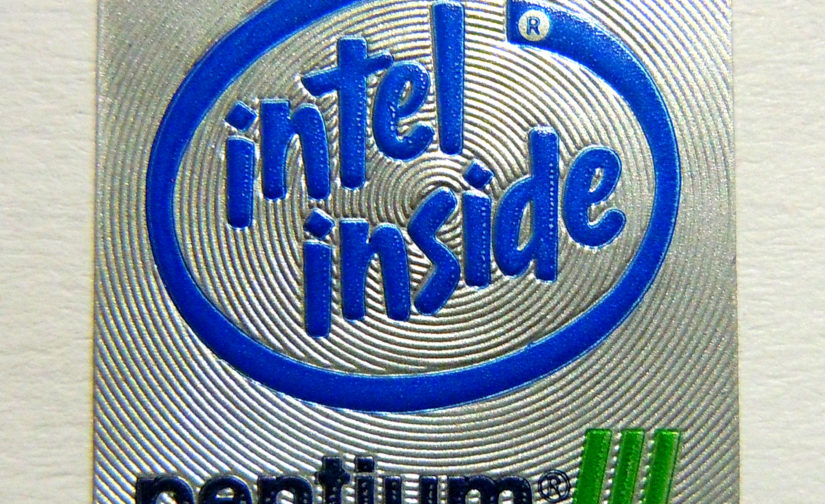 Original Intel Pentium 3 Sticker 19 x 24mm [68]