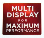 Original Multi Display for Maximum Performance Sticker 13.5 x 16mm [705]