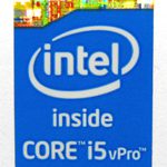 Original Intel Core i5 vPro Inside Sticker 16 x 21mm [745]