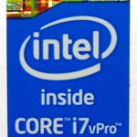 Original Intel Core i7 vPro Inside Sticker 16 x 21mm [748]