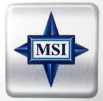 MSI Sticker / Emblem / Badge 20 x 20mm [758]