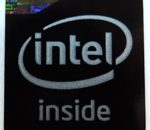 Original 4th Generation Intel Inside Black Sticker 16 x 19mm [763]