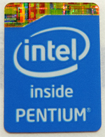 Intel Core i5 vPro sticker 15.5 x 21mm 2011 Version 