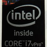 Original 4th Generation Intel Core i7 vPro Inside Sticker 16 x 21mm [768]