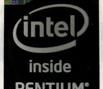 Original 4th Generation Intel Pentium Inside Sticker 16 x 21mm [771]