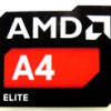 Original AMD A4 Elite Sticker 16 x 20mm [772]