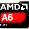 Original AMD A6 Elite Sticker 16 x 20mm [773]