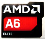 Original AMD A6 Elite Sticker 16 x 20mm [773]