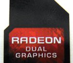 Original Radeon Dual Graphics Sticker 13 x 17mm [777]