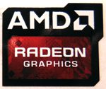 Original AMD Radeon Graphics Sticker 16 x 20mm [778]