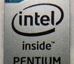 Original Intel Pentium Inside Sticker / Badge / Emblem 12 x 16mm [781]
