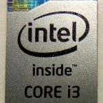 10 pieces of Original Intel Core i3 Inside Sticker / Badge / Emblem 16 x 21mm [841x10]