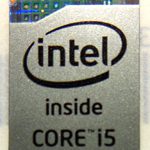 Original Intel Core i5 Inside Sticker / Badge / Emblem 12 x 16mm [783]