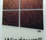 Microsoft Windows 8 Sticker / Badge / Emblem 17 x 23mm [785]