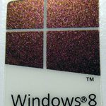 Microsoft Windows 8 Sticker / Badge / Emblem 17 x 23mm [785]
