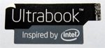 Original Ultrabook Inspired by Intel Black Edition Sticker 13 x 30mm [790]