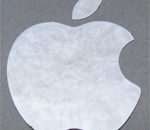 Apple Chrome Metal Sticker 40 x 50mm [791]