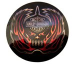 Harley Davidson Flames Sticker / Emblem 50mm [796]