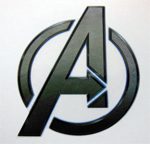 Marvel Comics Avengers Logo  Sticker / Logo / Emblem 45 x 50mm [801]