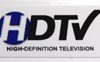 HDTV (High Definition Television) Sticker 14 x 38mm [802]