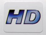 HD (High Definition) Sticker 17 x 21mm [803]