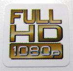 Full HD 1080p Sticker 20 x 20mm [804]