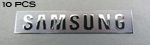 10 pieces of Samsung Polished Metal Sticker 6 x 30mm [809x10]