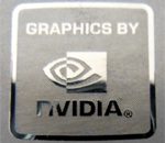 NVIDIA Polished Metal Sticker 20mm x 20mm [820]