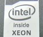 Intel XEON Inside Polished Metal Sticker 16 x 21mm [823]