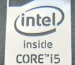Intel Core i5 Inside Polished Metal Sticker 16 x 21mm [824]