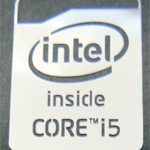 Intel Core i5 Inside Polished Metal Sticker 16 x 21mm [824]
