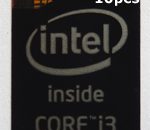 10 pieces of Original 4th Generation Intel Core i3 Inside Sticker 16 x 21mm [825x10]
