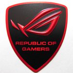 ASUS Republic of Gamers Metal Badge 27 x 30mm [832]