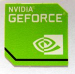 NVIDIA GEFORCE Sticker 17.5mm x 17.5mm [835]