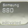 Samsung SSD activated Metal Sticker 18mm x 20mm [836]