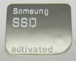 Samsung SSD activated Metal Sticker 18mm x 20mm [836]