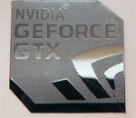 NVIDIA GEFORCE GTX Polished Metal Sticker 18mm x 18mm [840]