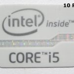 10 pieces of Original Intel Core i5 Inside Sticker White Edition 15.5mm x 21mm [847x10]