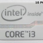 10 pieces of Original Intel Core i3 Inside Sticker White Edition 15.5mm x 21mm [848x10]