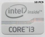 10 pieces of Original Intel Core i3 Inside Sticker White Edition 15.5mm x 21mm [848x10]