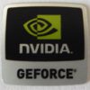 Original NVIDIA GEFORCE  Sticker 18mm x 18mm [850]