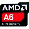Original AMD A6 Elite Mobility Sticker 16 x 20mm [863]