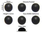 Original HP zd7000,zd8000 series LCD Rubber Screw Covers [86]