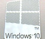 Microsoft Windows 10  Metal Sticker 16 x 23mm [882]